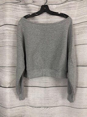 Suzette Collection Cloud Soft Off-Shoulder Sweatshirt Size M/L